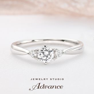 【JEWELRY STUDIO Advance(ジュエリースタジオアドバンス)】 【Advance】 Bell(ベル)『輝きを集めたリング』