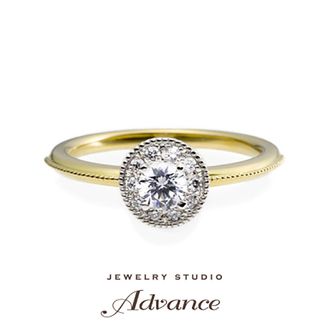 【JEWELRY STUDIO Advance(ジュエリースタジオアドバンス)】【Advance】Parfait (パルフェ)『ミルが印象的な華やかなリング』