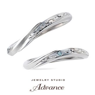 【JEWELRY STUDIO Advance(ジュエリースタジオアドバンス)】【Advance】snow crystal（スノークリスタル）『模様に想いを…』