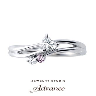 【JEWELRY STUDIO Advance(ジュエリースタジオアドバンス)】【Advance】ハートシェイプ『花嫁の薬指をキュートに演出』