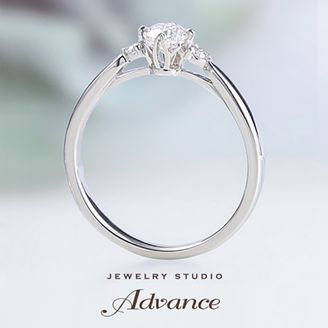 【JEWELRY STUDIO Advance(ジュエリースタジオアドバンス)】 【Advance】Chouette(シュエット)『センターシャトンにこだわりを』