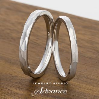 【JEWELRY STUDIO Advance(ジュエリースタジオアドバンス)】【Advance】鍛造シリーズ『職人のこだわりが詰まった高強度リング』