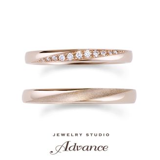 【JEWELRY STUDIO Advance(ジュエリースタジオアドバンス)】 【Advance】Bonheur(ボヌール)  [ブラウンゴールド]