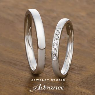 【JEWELRY STUDIO Advance(ジュエリースタジオアドバンス)】【Advance】鍛造シリーズ『職人のこだわりが詰まった高強度リング』