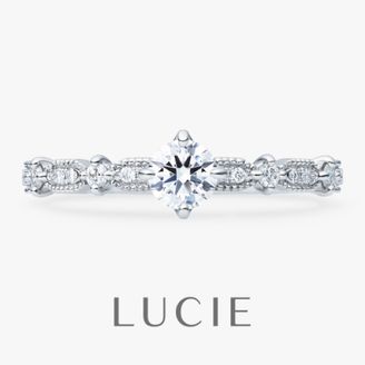 【LOVEST(ラヴェスト)】［Clocher］クロシェ /メレありハーフエタニティ(薔薇の鐘楼 )