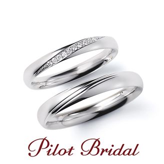 【PILOT BRIDAL(パイロットブライダル)】 Promise（約束）プロミス  指通りの滑らかさを追求し、かつ傷つきにくい硬度のあるプラチナでつくった結婚指輪