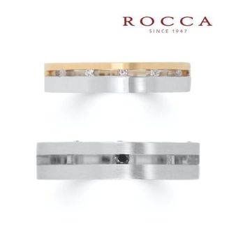 【ROCCA(ロッカ)】【ROCCA】透かしのデザインがおしゃれ！幅広のマリッジリング DO-2S/2L