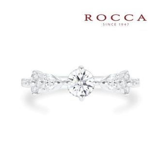 【ROCCA(ロッカ)】【ROCCA】サイドにあしらわれたハートのダイヤモンドが可愛いエンゲージリング OEM2