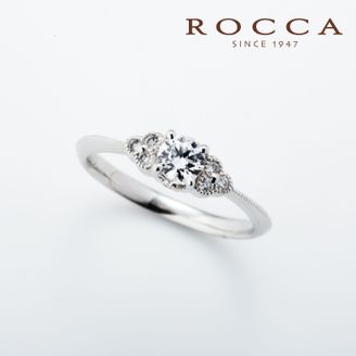 【ROCCA(ロッカ)】 【ROCCA】さりげないミル打ちが可愛いエンゲージリング 03B-191