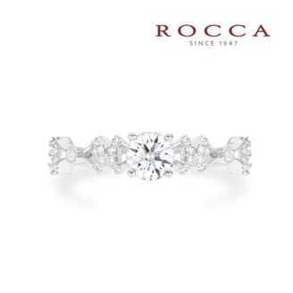 【ROCCA(ロッカ)】【ROCCA】重ね付けにも抜群！可愛らしいリボンのデザインのエンゲージリング R51