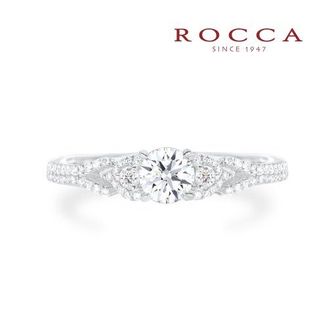 【ROCCA(ロッカ)】 【ROCCA】繊細なパヴェセッティング！さりげないハートが可愛いエンゲージリング R45
