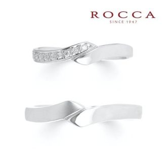 【ROCCA(ロッカ)】【ROCCA】シンプルでも二人だけの個性を！ラインの綺麗なマリッジリング HO-2D/2L