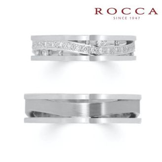 【ROCCA(ロッカ)】【ROCCA】透かしのデザインがおしゃれ！つけ心地の良い幅広マリッジリング DO-5D/5L