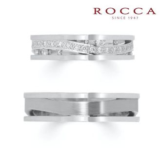 【ROCCA(ロッカ)】 【ROCCA】透かしのデザインがおしゃれ！つけ心地の良い幅広マリッジリング DO-5D/5L