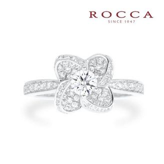 【ROCCA(ロッカ)】 【ROCCA】大人なお花のデザイン！華やかなエンゲージリング TDR01427