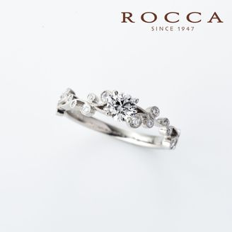 【ROCCA(ロッカ)】【ROCCA】アンティークのデザインが繊細！重ね付けにもぴったりのエンゲージリング R55