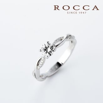 【ROCCA(ロッカ)】 【ROCCA】重ね付けにもぴったり！シンプルエンゲージリング R46
