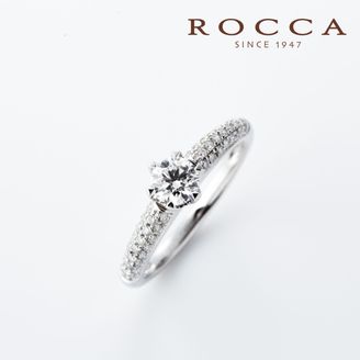【ROCCA(ロッカ)】【ROCCA】パヴェをあしらったアームがおしゃれ！クールなエンゲージリング TDR02014