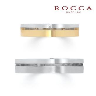 【ROCCA(ロッカ)】【ROCCA】さりげないピンクゴールドがおしゃれ！コンビのマリッジリング DO-1L/1S