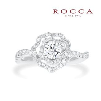 【ROCCA(ロッカ)】【ROCCA】お花のデザインが華やかなエンゲージリング F4563R
