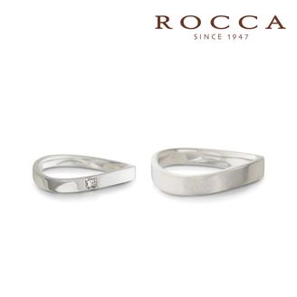 【ROCCA(ロッカ)】【ROCCA】シンプルで仕事中も着けやすいスタイリッシュなマリッジリング DI-3S/3L