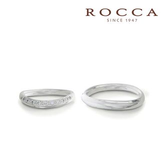 【ROCCA(ロッカ)】【ROCCA】シンプルで仕事中も着けやすいマリッジリング KMR-A2D/2L