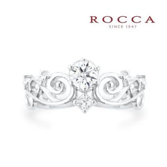 【ROCCA(ロッカ)】【ROCCA】透かしの模様が可愛い！ティアラのようなエンゲージリング RB-3