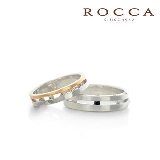 【ROCCA(ロッカ)】【ROCCA】透かしのデザインがおしゃれ！幅広のマリッジリング DO-2S/2L