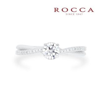 【ROCCA(ロッカ)】【ROCCA】シンプルだけどダイヤモンドを！人気のエンゲージリング R47
