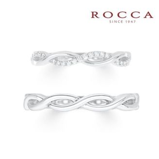 【ROCCA(ロッカ)】【ROCCA】重ね着けも！華奢なマリッジリング R64/65
