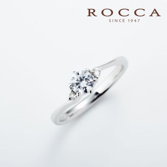 【ROCCA(ロッカ)】 【ROCCA】サイドメレが可愛い！シンプルエンゲージリング 3−3052