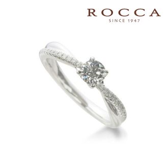 【ROCCA(ロッカ)】 【ROCCA】シンプルだけどダイヤモンドを！人気のエンゲージリング R47