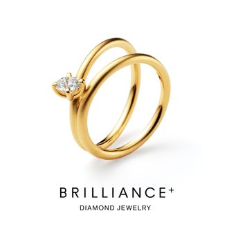 【BRILLIANCE+(ブリリアンスプラス)】 【海底ダイヤモンド】BLOU 01 Solitaire Ring
