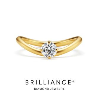 【BRILLIANCE+(ブリリアンスプラス)】【海底ダイヤモンド】BLOU 04 Solitaire Ring