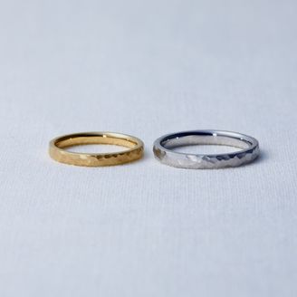 【Craft Jewelry karen】槌目マットリング