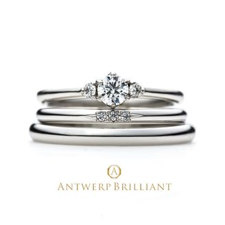 【BROOCH(ブローチ)】”Asterism” Three Stone Diamond Ring Set ”アステリズム” スリー ストーン ダイヤモンド リング