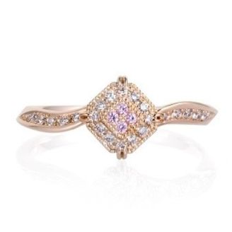 【BROOCH(ブローチ)】【オートクチュール作品】ピンクサファイアエンゲージ