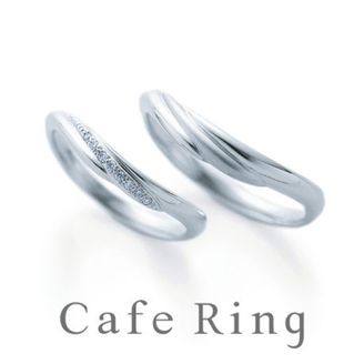 【BROOCH(ブローチ)】【オリヴィエ】波打つようなやさしいラインの結婚指輪