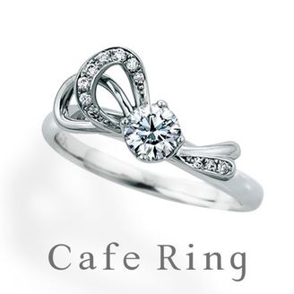 【BROOCH(ブローチ)】 【ル・ルバン】ファション誌で人気！リボンモチーフの婚約指輪