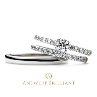 【BROOCH(ブローチ)】“D Line Star” Diamond Harf Eternity Ring Set ”ディーライン スター” ダイヤモンド ハーフエタニティ リング