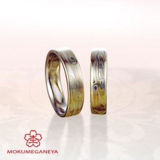 【BROOCH(ブローチ)】【杢目金屋】400年の歴史が刻まれる「木目金」結婚指輪