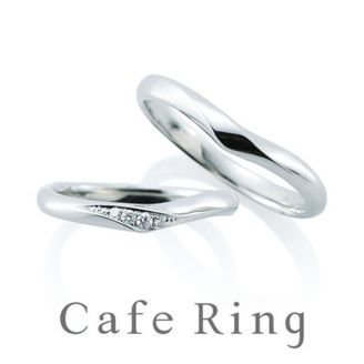 【BROOCH(ブローチ)】【リリィ】上品なＶラインの正統派マリッジリング