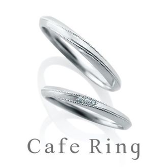 【BROOCH(ブローチ)】【テ・オ・レ】ミル打ちのラインとフォルムにこだわった結婚指輪