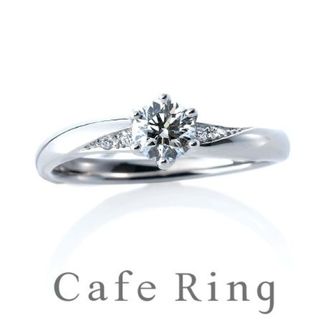 【BROOCH(ブローチ)】【プラージュ デュー】重ねづけも美しいエレガントな婚約指輪