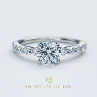 【BROOCH(ブローチ)】“D Line Star”0.5ct-0.7ct Diamond Harf Eternity Ring ”ディーライン スター” ダイヤモンド ハーフエタニティ リング 