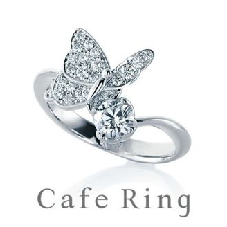 【BROOCH(ブローチ)】【蝶々】自分スタイルをもつ女性へ　美しくしなやかな大人花嫁リング