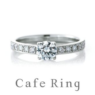 【BROOCH(ブローチ)】【 シャロン】花嫁憧れのエレガントな婚約指輪