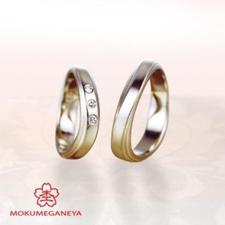 【BROOCH(ブローチ)】【杢目金屋】細身でシンプルながらも個性を演出できる結婚指輪。