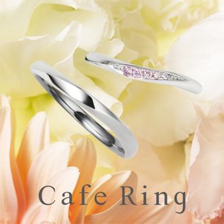 【BROOCH(ブローチ)】【ローブドゥマリエ】希少なピンクダイヤモンドのグラデーションが美しい結婚指輪