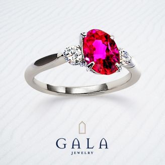 【GALA JEWELRY(ガラジュエリー)】【GALA】普段使いもできるルビー。日常のコーディネートに洗練されたアクセントを